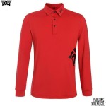 PXG 7종 남성 허리라인 긴팔 카라 티셔츠